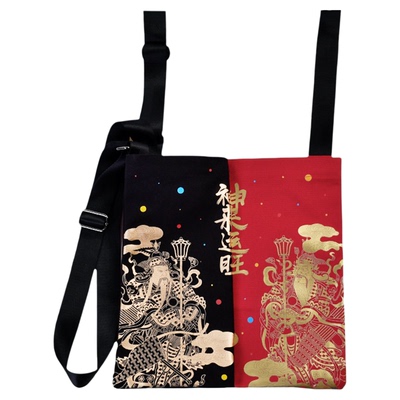 故宫神来运旺烫金官网帆布包