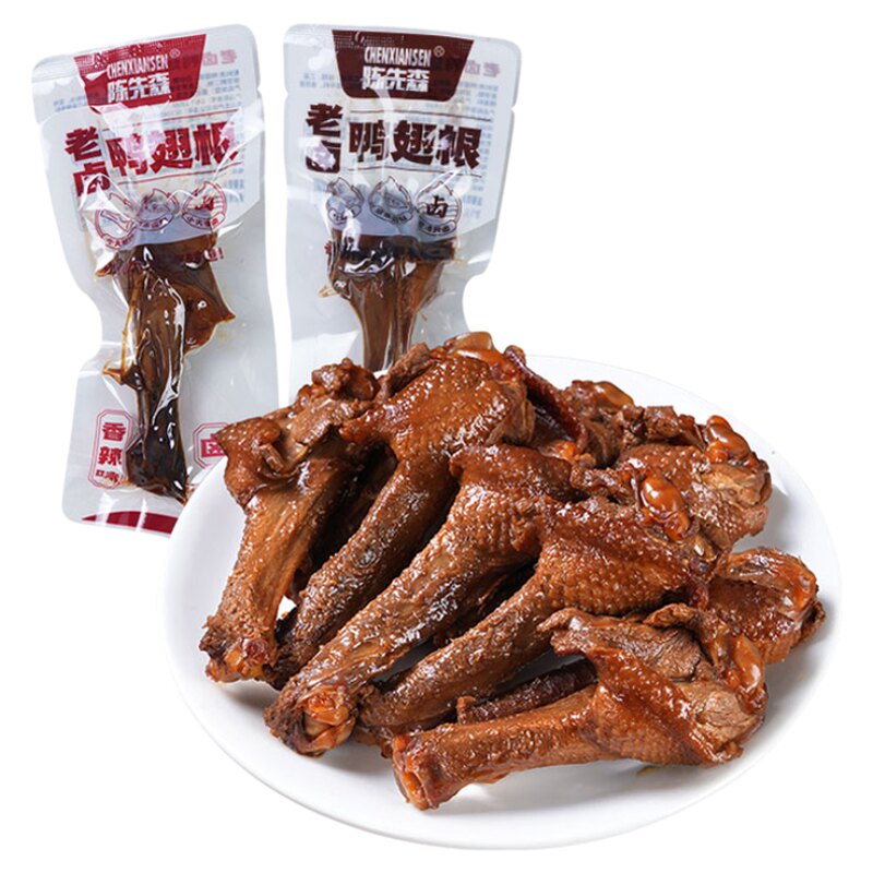老卤鸭翅根独立包装卤味熟食鸭小腿下酒菜追剧解馋小零食陈先森】