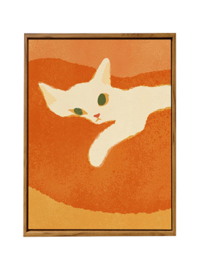 治愈可爱猫咪DIY数字油画简约风