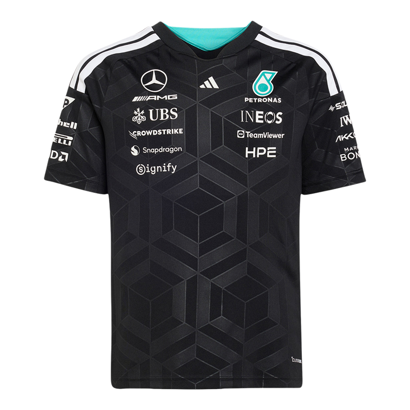 Adidas/阿迪达斯正品AMG马石油F1车队大童经典运动短袖T恤KF0165