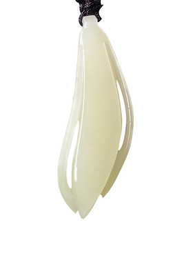 正品原创芙蓉石玉兰花吊坠挂件