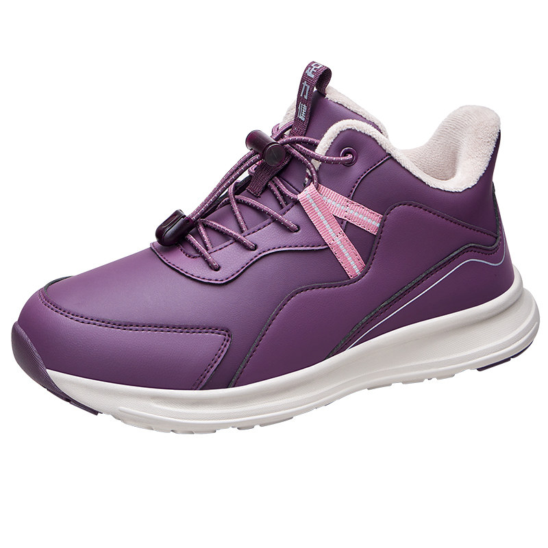 足力健老人鞋旗舰店中老年妈妈鞋加厚棉鞋长辈礼物冬季加绒保暖鞋