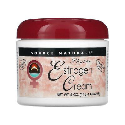 香港直发source naturals植物雌荷尔蒙按摩软膏113.4g正品