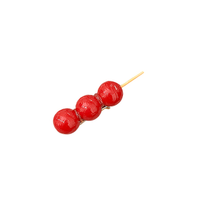 冰糖葫芦发夹新年红色仿真食物