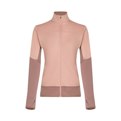 icebreaker女抓绒长袖拉链外套