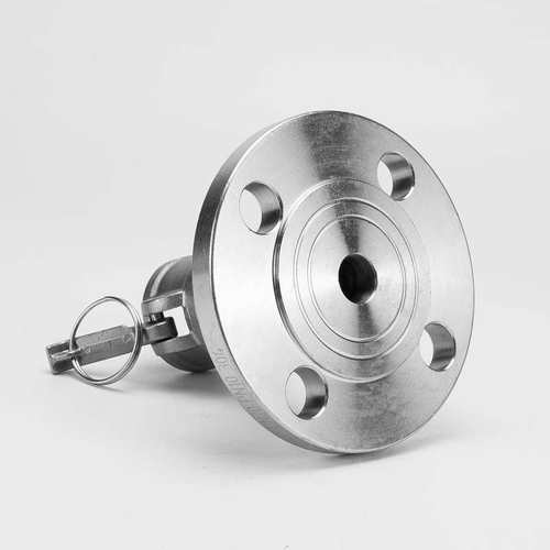 304不锈钢快速接头C型带法兰阴端快速接头油罐车圆法兰片快速接头