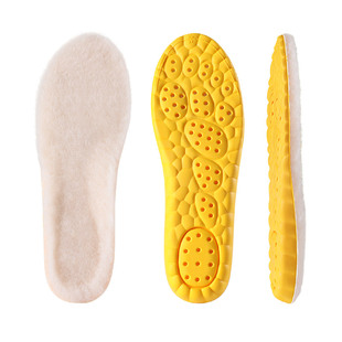 适用于萨洛蒙鞋垫Cspace c1 SALOMON XA PRO3D运动休闲鞋保暖羊毛