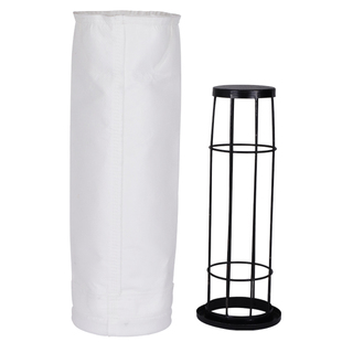 工业除尘布袋收尘集尘涤纶氟美斯滤袋耐高温PPS针刺无纺布过滤袋