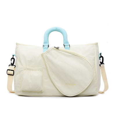 运动健身包女羽毛球包干湿分离包