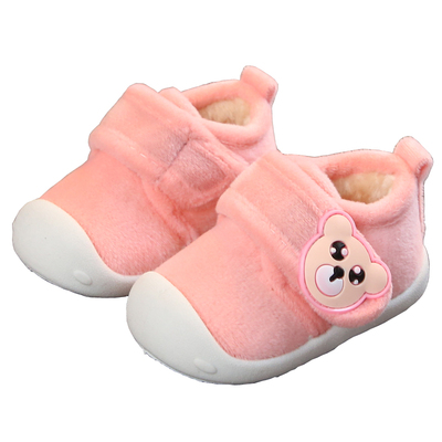 防滑学步鞋冬季加厚珊瑚绒非常