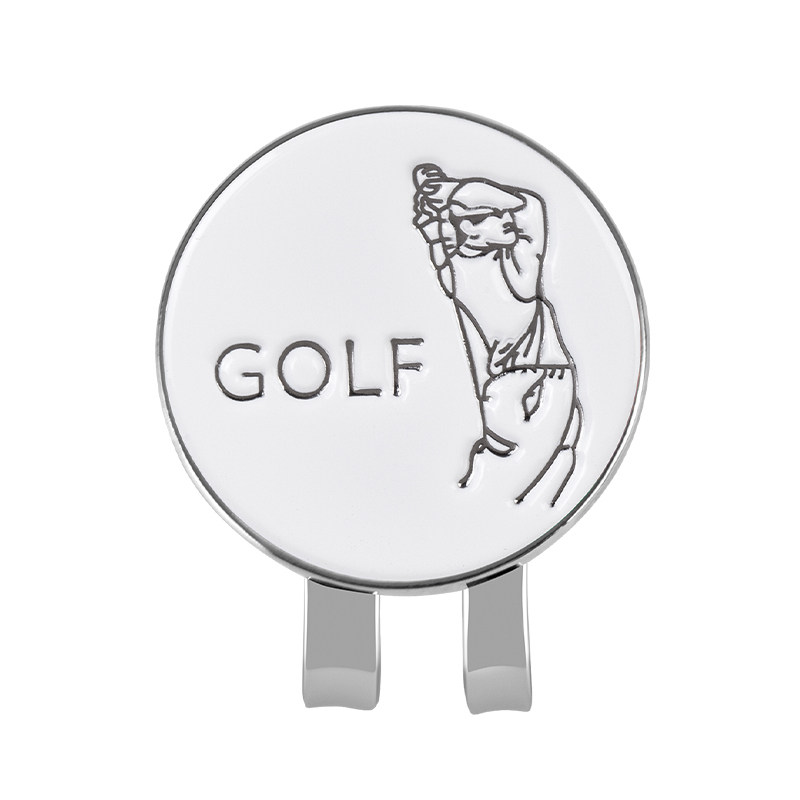 磁吸高尔夫帽夹可爱卡通动物图案mark果岭球位标记golf配件可定制