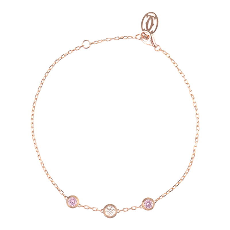 【自营】中古95新Cartier(卡地亚)SAPHIRS LEGERS DE CARTIER手链