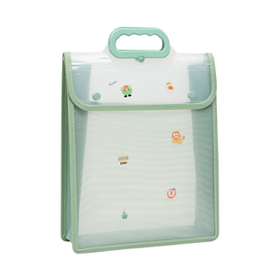 a4透明文件袋考试专用袋子考研文具袋手提包防水大容量学习书本资料试卷分类收纳夹塑料按扣档案袋公文包定制