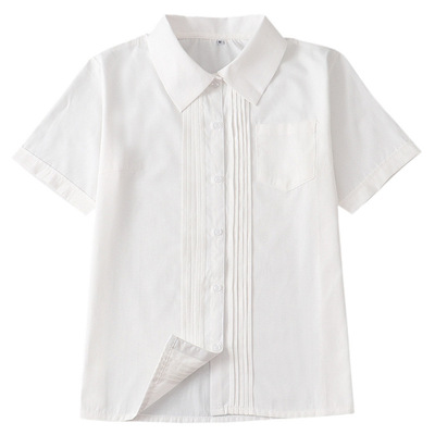 jk制服基础款尖领班服衬衫