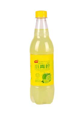 小青柠汽水碳酸饮料500ml瓶装童年味道气泡足低糖0脂肪酸甜清爽