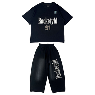 Racketyld街舞儿童潮服演出服美式嘻哈风少儿hiphop街舞服装男童