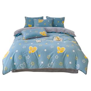 珊瑚绒四件套纯棉加绒全棉ab面加厚牛奶绒床单被套2025新款秋冬季