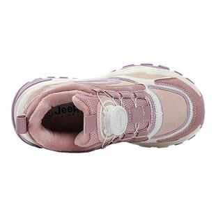 jeep女童鞋加绒运动鞋二棉鞋冬季男童棉鞋2026冬天款3-13岁防滑底