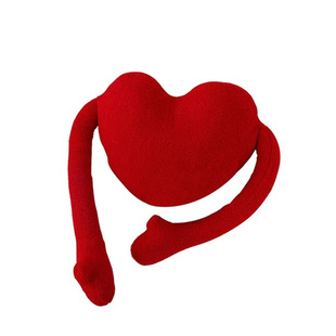 ins网红爱心抱枕沙发靠枕毛绒爱心简约枕套可爱心形靠垫异形靠垫