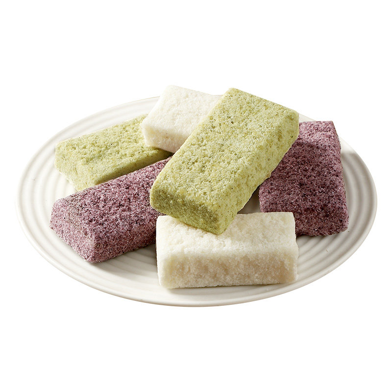 甘小鲜龙井茯苓糕传统手工糕点八珍糕孕妇零食早餐米糕紫米芡实糕