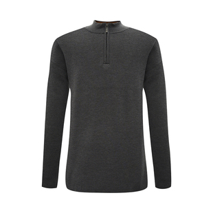 JODOLL乔顿可机洗针织衫男2025新款舒适保暖休闲百搭立领针织上衣