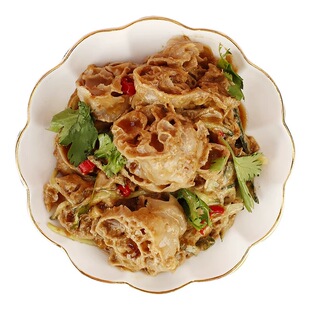 吸汁荞麦面藕500g火锅食材0脂肪面筋圈干面筋凉拌素菜素食干货