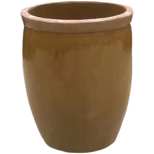 睡莲荷花缸养鱼老式土陶水缸陶瓷大号家用米缸储水缸腌菜发酵酱缸