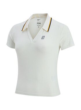 NIKE耐克女子速干短袖夏季新款网球运动透气t恤POLO衫 IW1210-133