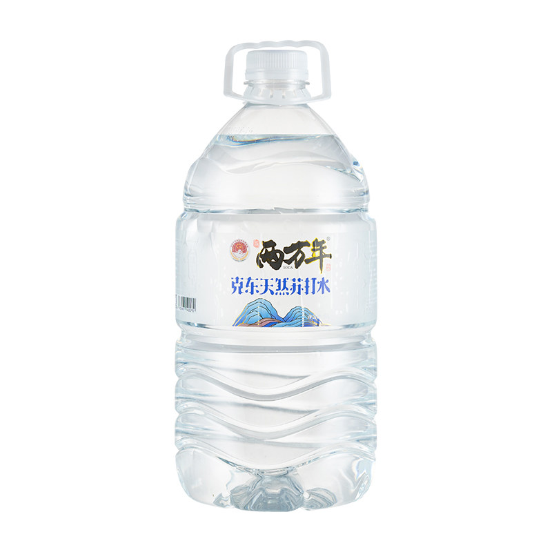 【主播推荐】两万年克东天然苏打水pH8.5碱性水5L四桶家庭大容量