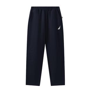 NAUTICA儿童运动裤子男童女童户外软壳裤速干男孩薄绒冲锋裤新款