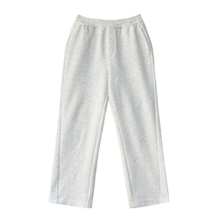 撕裂组织2025百搭重磅棉廓形运动健身长裤休闲宽松直筒卫裤显高