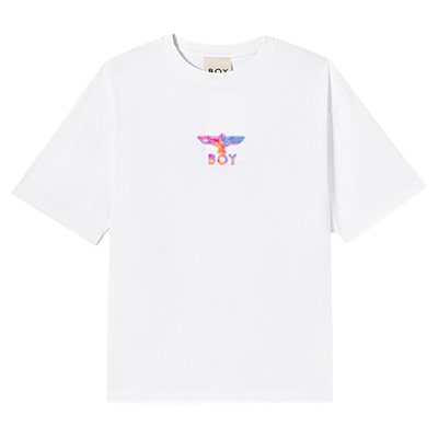 boylondon24霓虹翅膀情侣款短袖