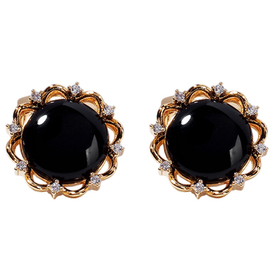 琉璃梦境袖扣男士高端轻奢礼物