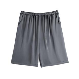 轩靓【冰丝绸】睡裤男短裤夏季薄款裤衩宽松五分裤可外穿柔软凉感