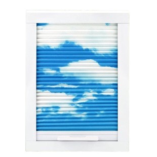 安和日达阁楼天窗蜂巢帘斜屋顶全遮光窗帘采光窗蜂窝卷帘自由停留