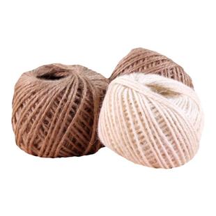 花衣季花艺包装麻绳绳子捆绑绳粗线diy细麻线装饰手工编织绳材料