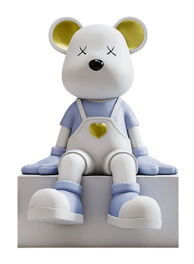 轻奢创意客厅玄关酒柜小熊装饰品