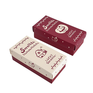 2026新款饼干包装盒烘焙曲奇牛轧糖打包盒创意雪花酥二循环长条盒