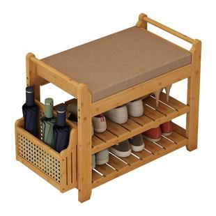 小型换鞋凳门口家用可坐式鞋柜入户玄关穿鞋凳新款坐凳一体鞋架子