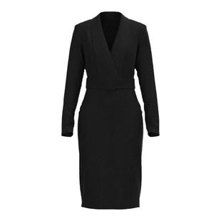 BRANDBYMEI西装裙新款女气质高级感V领小个子辣妹职业连衣裙白色