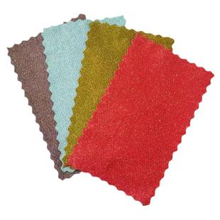 洗碗抹布吸水家用带钢丝清洁布厨房专用不沾油不掉毛钢丝球刷碗布