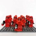 13 pieces Sith Red Trooper + Base Plate