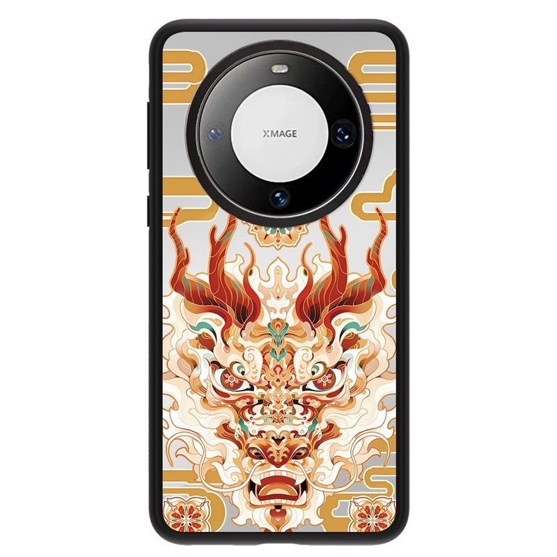 中国龙新款中国风舞龙舞狮适用于华为mate80 pro max手机壳mate 70pro/60Pro+手机透明壳防摔壳磁吸保护套