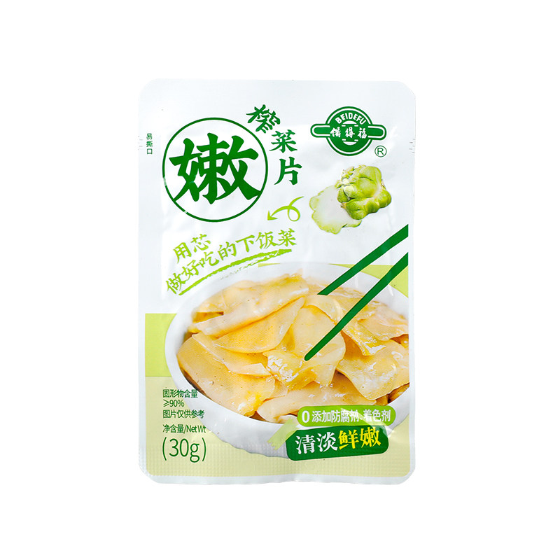 备得福榨菜片鲜香即食脆嫩开味