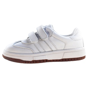 贝然童鞋儿童真皮女童休闲小白鞋男童板鞋运动鞋软底轻便羊皮里AJ