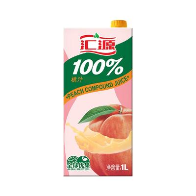 汇源100%桃汁健康浓缩果汁饮品