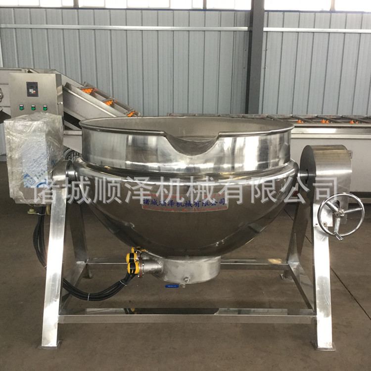 顺泽直销燃气夹层锅   燃气熬糖锅 燃气导热油熬糖锅