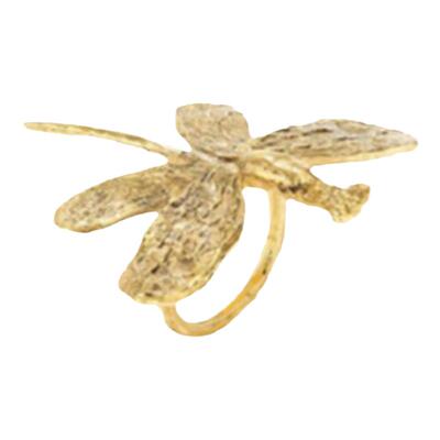 Goossens法国品牌Harumi蜻蜓戒指 法式高级感轻奢镀金复古戒指