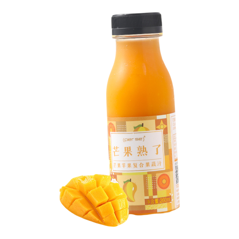 HPP芒果苹果鲜榨果蔬汁0添0防腐