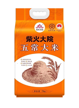 柴火大院五常大米40斤家用囤货装